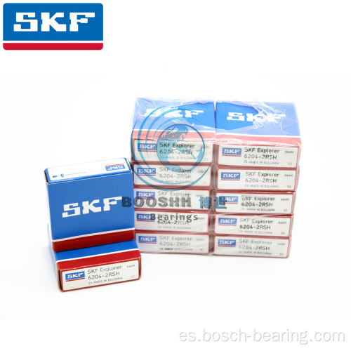 Rodamiento de bolas SKF de alta velocidad 6204-2RSH